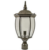 Dabmar Lighting GM1021-L6-60K-BZ bronze post light & pole