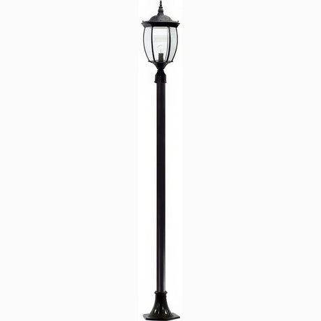 Dabmar Lighting GM1021-L9-27K-B black post light & pole