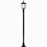 Dabmar Lighting GM1021-L9-40K-B black post light & pole