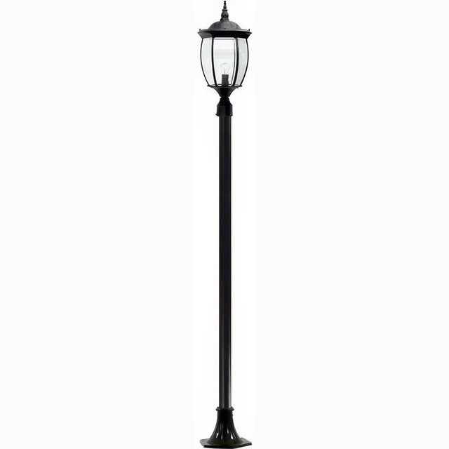 Dabmar Lighting GM1021-L9-40K-B black post light & pole
