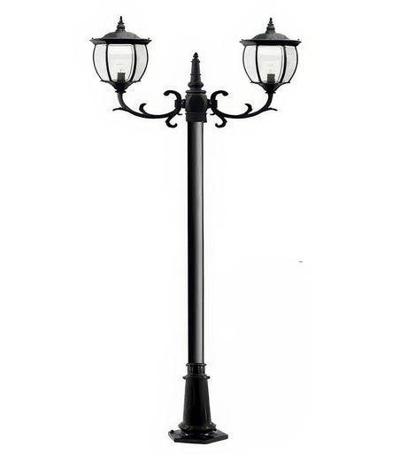Dabmar Lighting GM1022-L12-RGBW-B black post light & pole