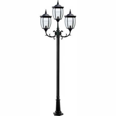 Dabmar Lighting GM1023-B black post light & pole