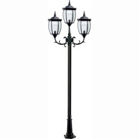 Dabmar Lighting GM1023-L18-RGBW-B black post light & pole