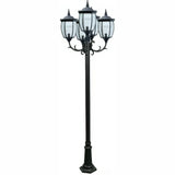 Dabmar Lighting GM1025-B black post light & pole