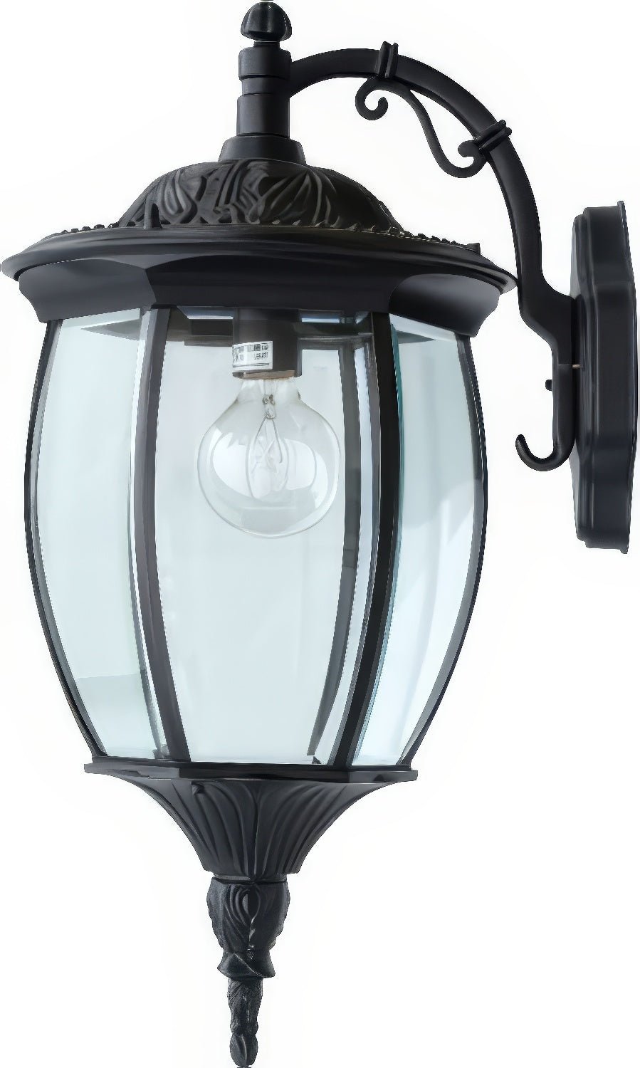 Dabmar Lighting GM106-L6-60K-B black outdoor wall light fixture