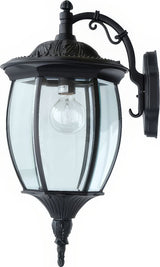 Dabmar Lighting GM106-L6-60K-B black outdoor wall light fixture