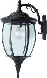 Dabmar Lighting GM106-L9-40K-B black outdoor wall light fixture