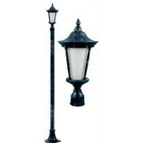 Dabmar Lighting GM1101-LED16-VG verde green post light fixture
