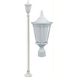 Dabmar Lighting GM1101-LED16-W white post light fixture