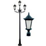 Dabmar Lighting GM1103-LED16-VG verde green three light fixture