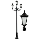 Dabmar Lighting GM1116-B black post fixture