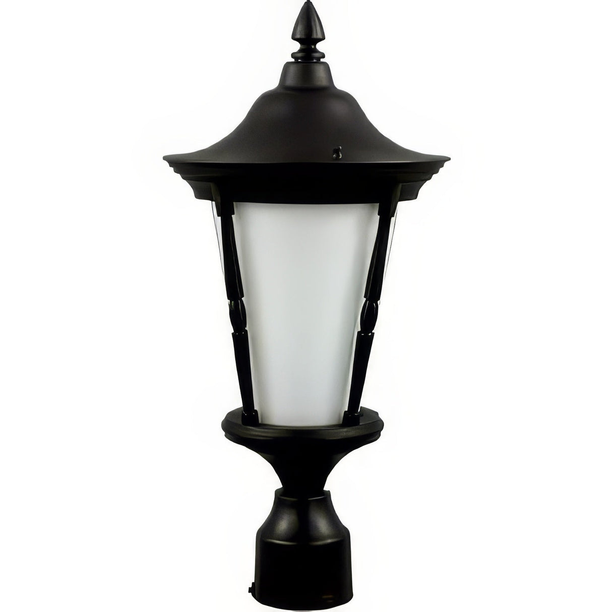 Dabmar Lighting GM112-B black post top light fixture
