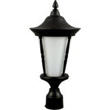 Dabmar Lighting GM112-B black post top light fixture