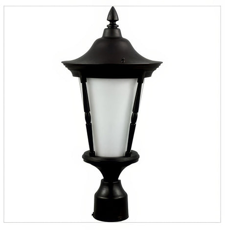 Dabmar Lighting GM112-L18-30K-B black outdoor post light fixture