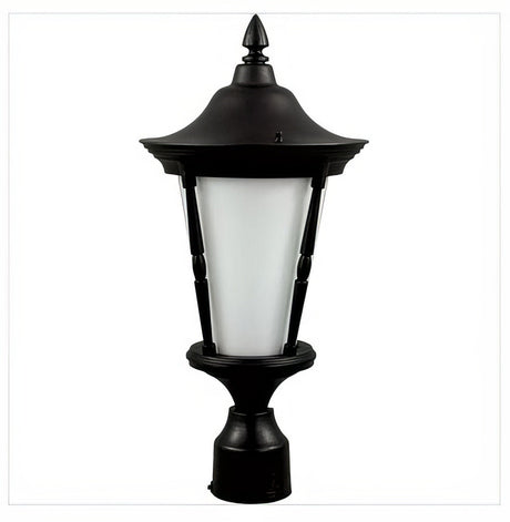 Dabmar Lighting GM112-L18-65K-B black outdoor post light fixture