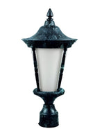 Dabmar Lighting GM112-L18-65K-VG verde green outdoor post light fixture