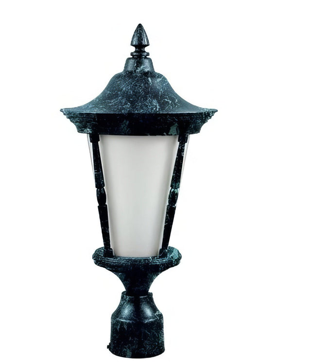 Dabmar Lighting GM112-L18-65K-VG verde green outdoor post light fixture