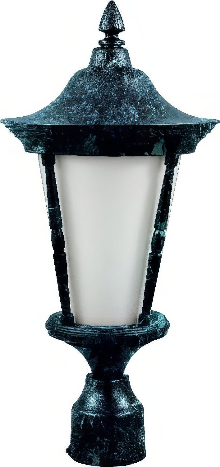 Dabmar Lighting GM112-L6-60K-VG verde green outdoor post light fixture