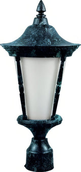 Dabmar Lighting GM112-L9-27K-VG verde green outdoor post light fixture