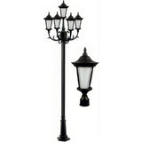 Dabmar Lighting GM1121-B black post fixture