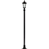 Dabmar Lighting GM1121-L6-30K-B black post light & pole