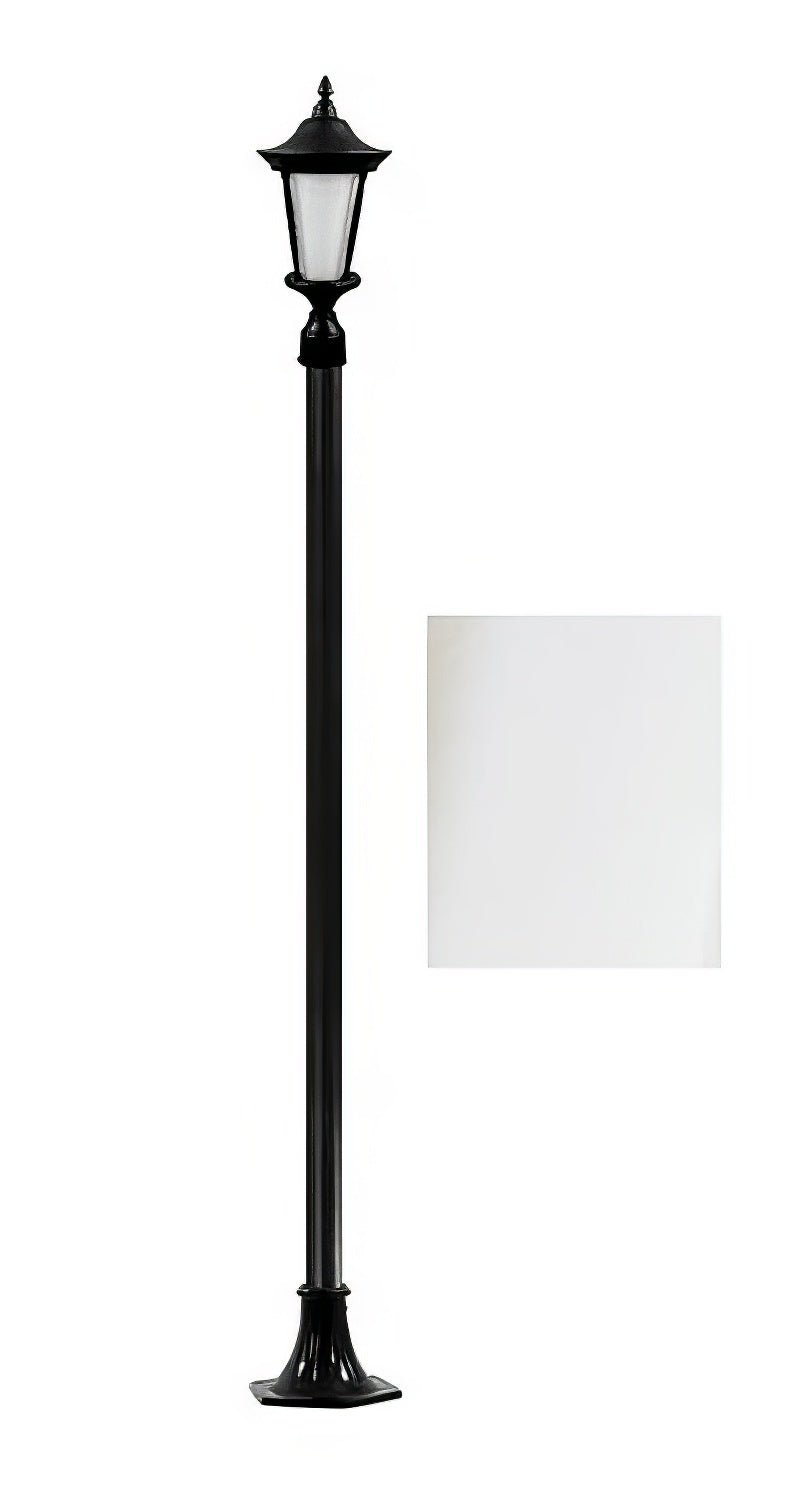 Dabmar Lighting GM1121-L6-30K-W white post light & pole