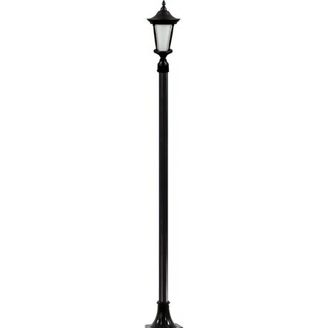 Dabmar Lighting GM1121-L6-60K-B black post light & pole