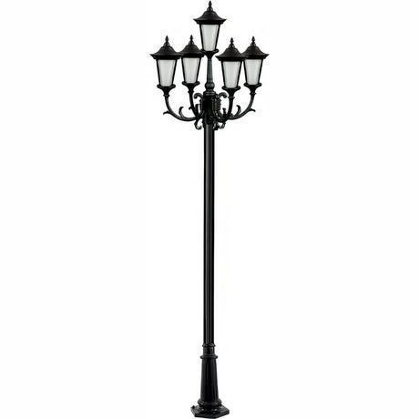 Dabmar Lighting GM1125-B black post light & pole