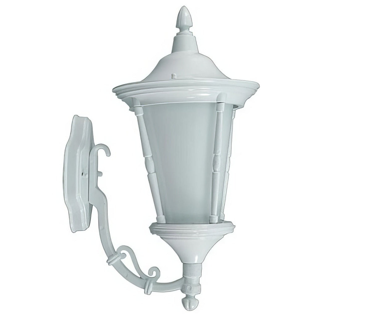 Dabmar Lighting GM115-L18-30K-W white outdoor wall light fixture