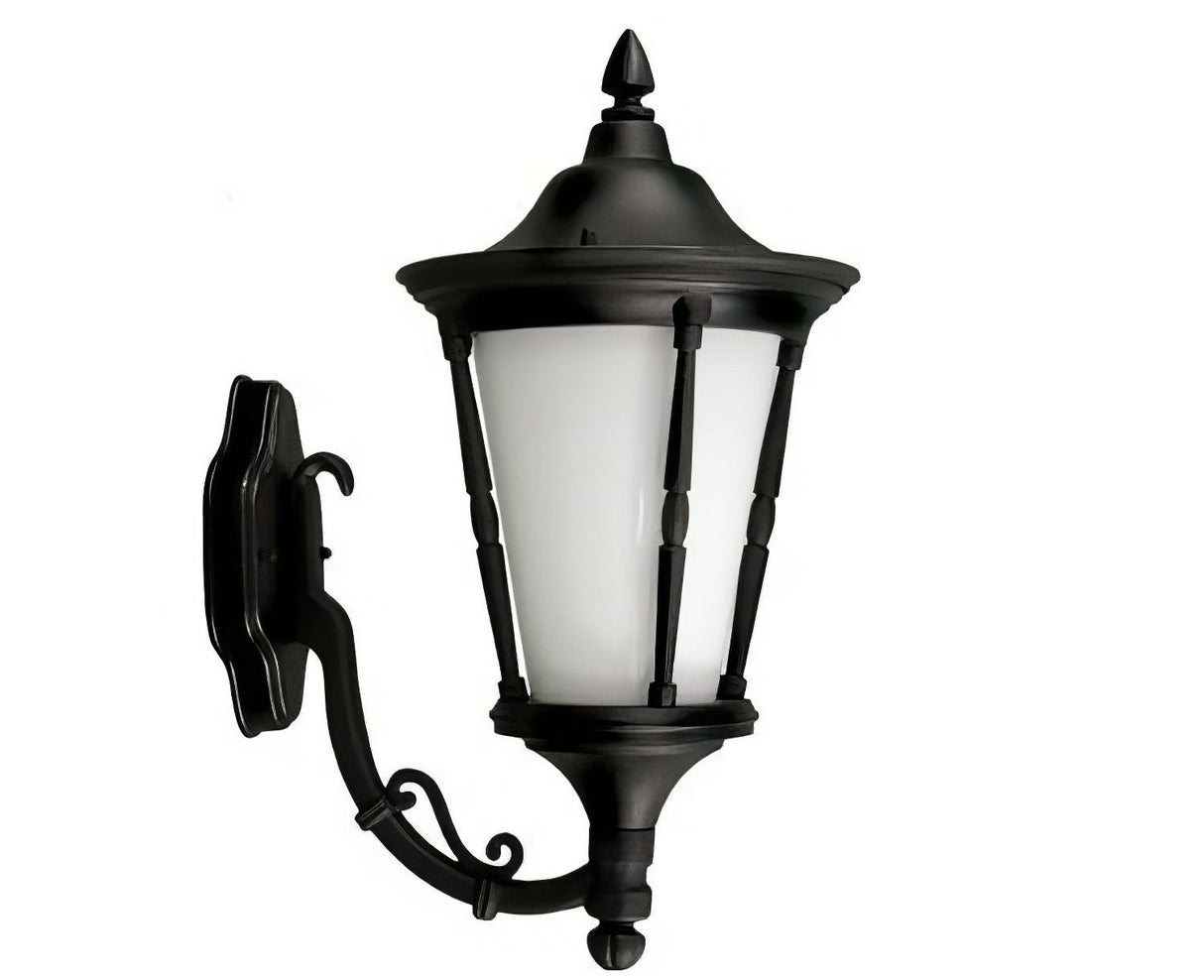 Dabmar Lighting GM115-L18-65K-B black outdoor wall light fixture