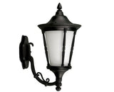 Dabmar Lighting GM115-L18-65K-B black outdoor wall light fixture