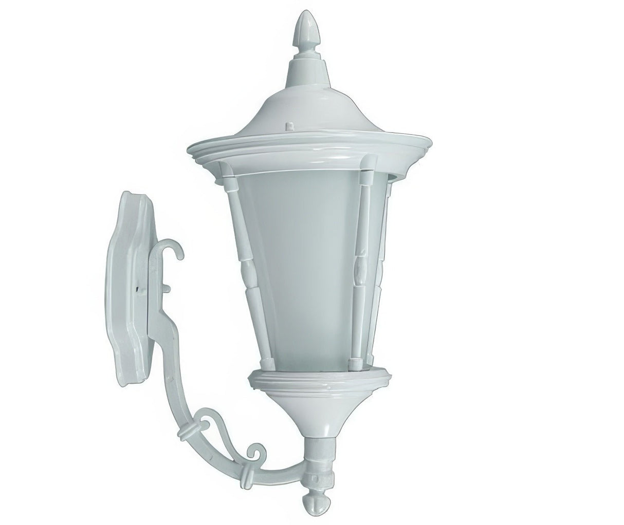 Dabmar Lighting GM115-L18-65K-W white outdoor wall light fixture