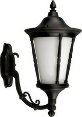 Dabmar Lighting GM115-L6-30K-B black outdoor wall light fixture