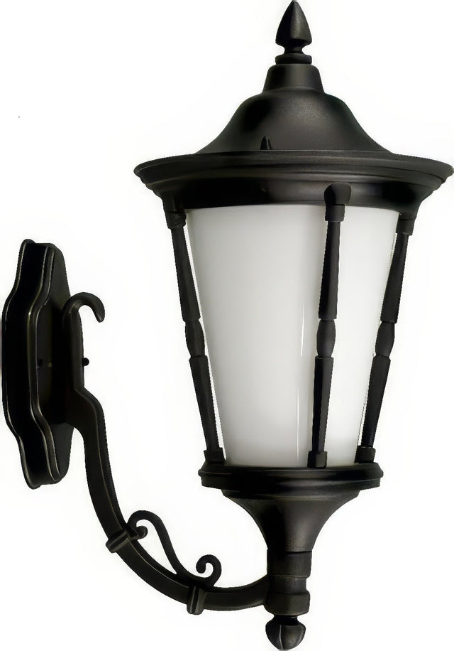 Dabmar Lighting GM115-L6-30K-B black outdoor wall light fixture
