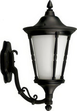 Dabmar Lighting GM115-L6-60K-B black outdoor wall light fixture
