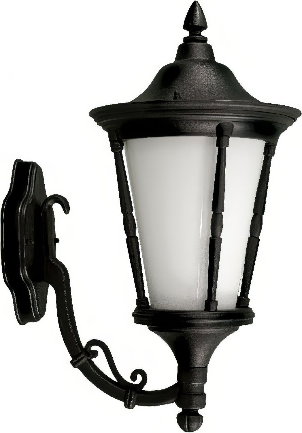 Dabmar Lighting GM115-L6-RGBW-B black outdoor wall light fixture