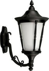 Dabmar Lighting GM115-L9-27K-B black outdoor wall light fixture
