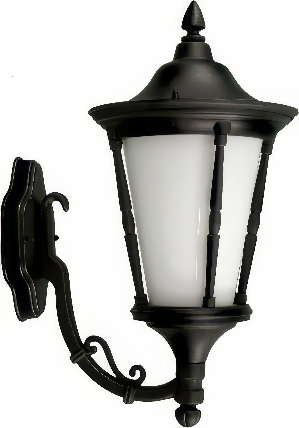 Dabmar Lighting GM115-L9-40K-B black outdoor wall light fixture
