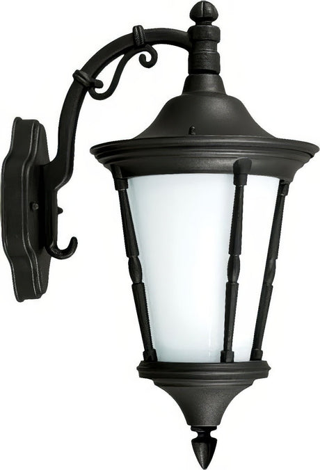 Dabmar Lighting GM116-L9-27K-B black outdoor wall light fixture