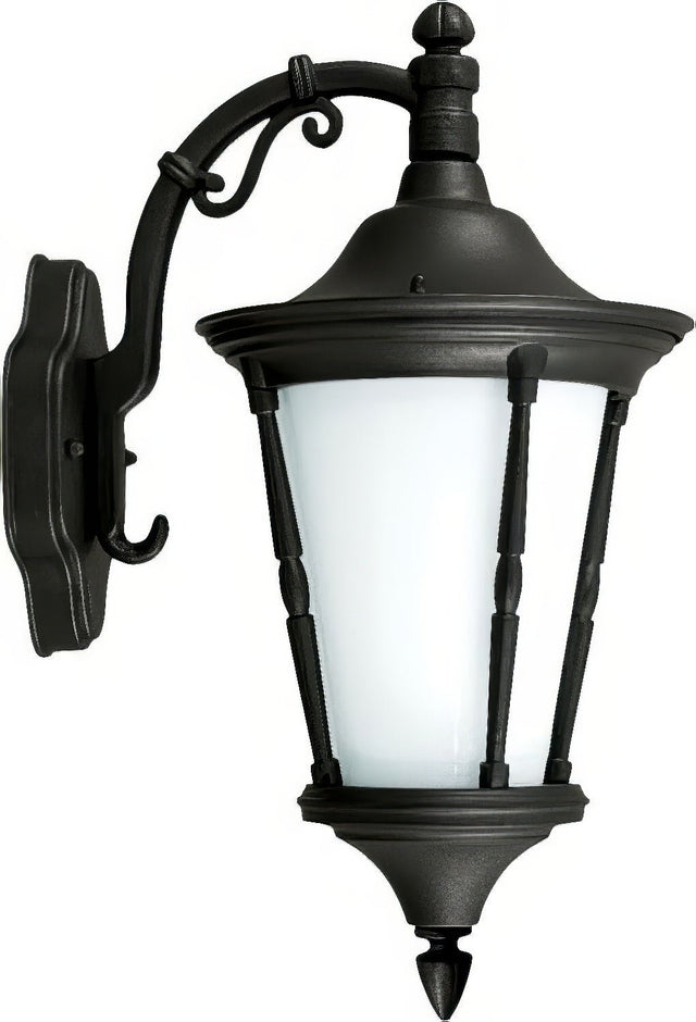 Dabmar Lighting GM116-L9-27K-B black outdoor wall light fixture