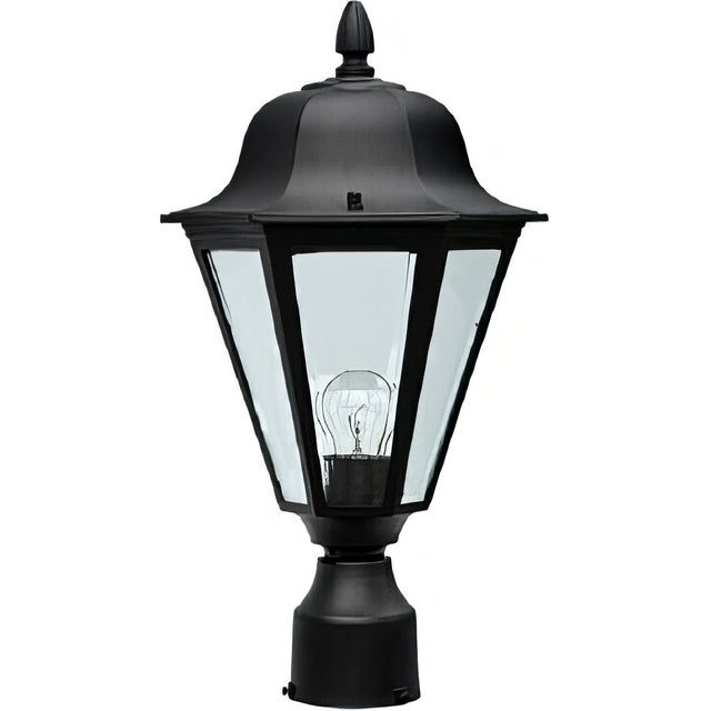 Dabmar Lighting GM132-B black post top light fixture