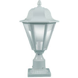 Dabmar Lighting GM132-W white post top light fixture