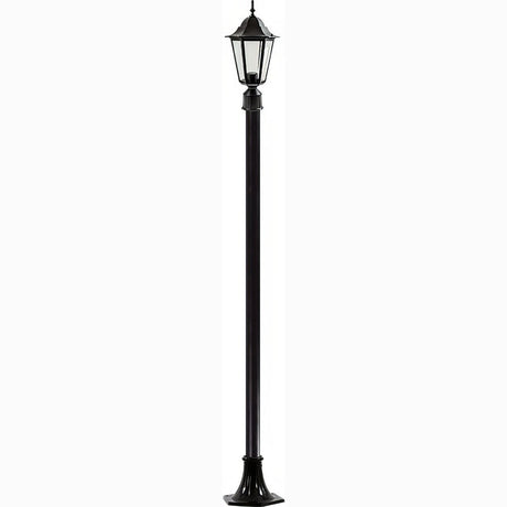 Dabmar Lighting GM1321S-L6-RGBW-B black post light & pole