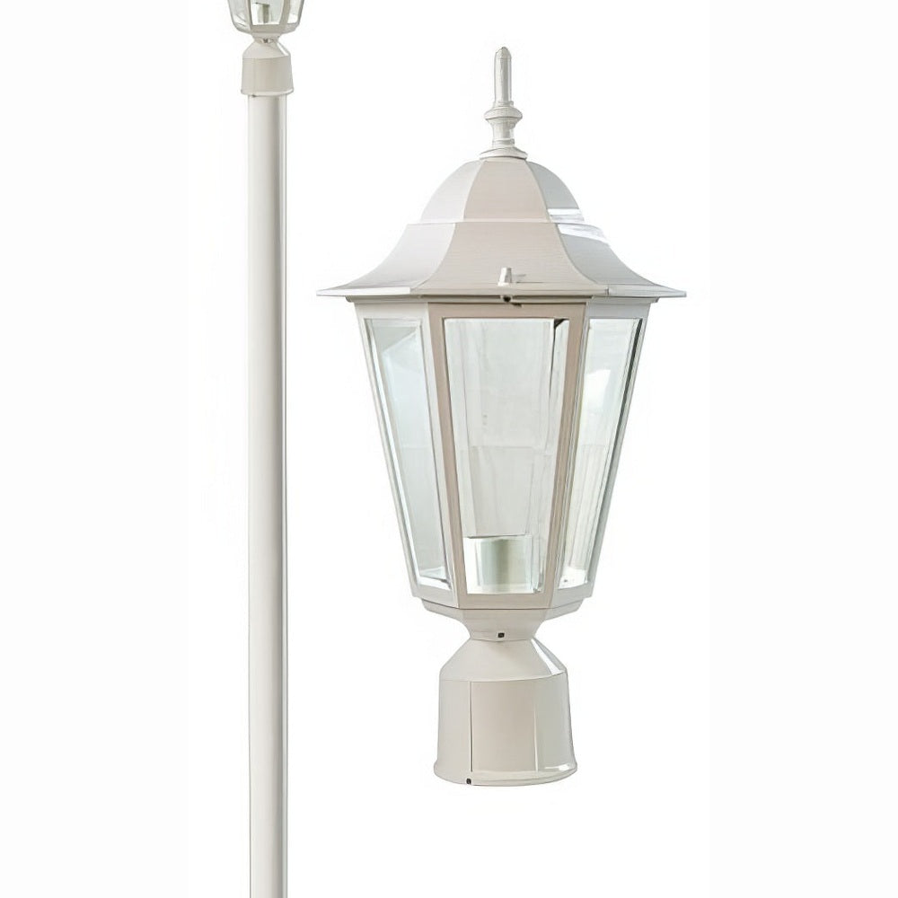 Dabmar Lighting GM1321S-W white post light & pole