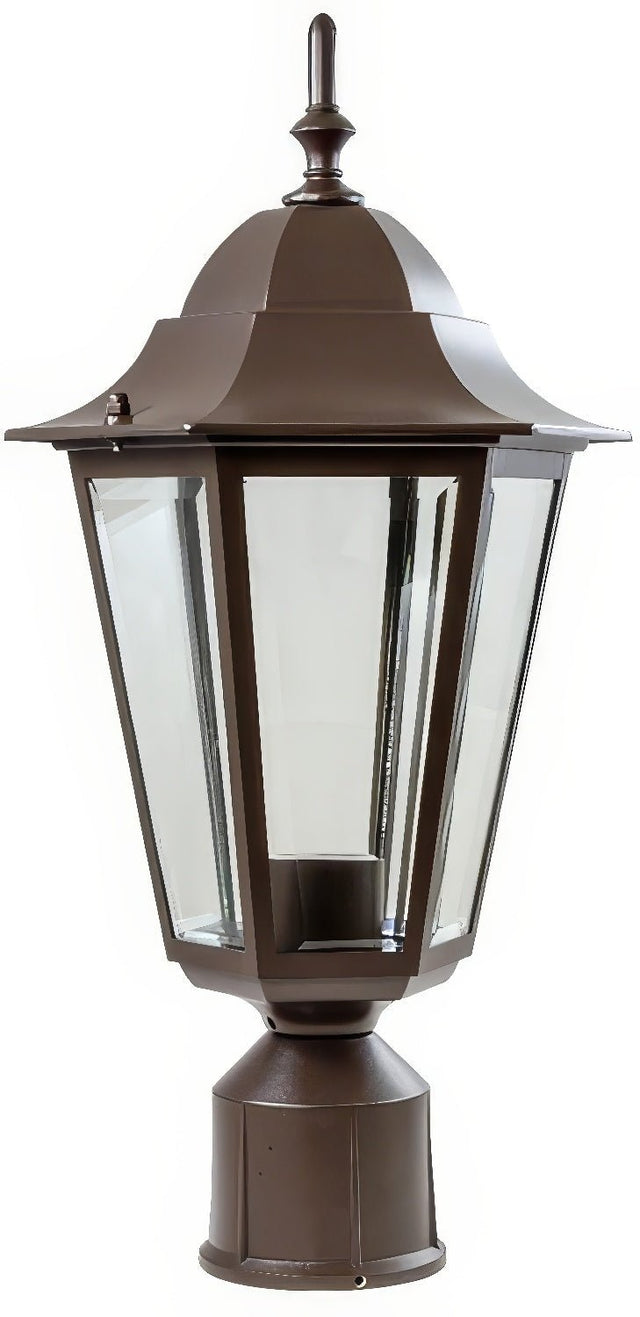 Dabmar Lighting GM132S-B black outdoor post light fixture