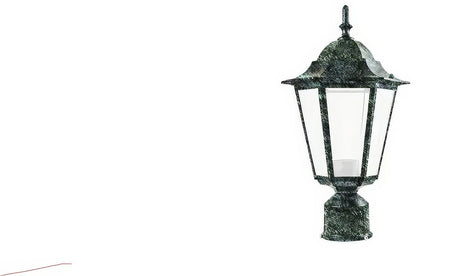 Dabmar Lighting GM132S-L18-65K-VG-FR verde green outdoor post light fixture