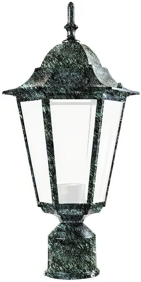 Dabmar Lighting GM132S-L6-RGBW-VG-FR verde green outdoor post light fixture