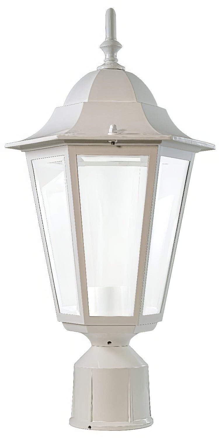 Dabmar Lighting GM132S-L6-RGBW-W-FR white outdoor post light fixture