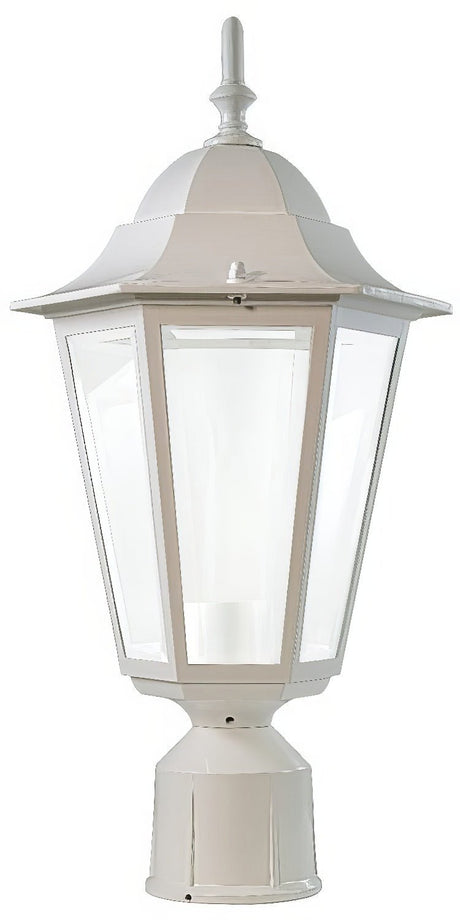 Dabmar Lighting GM132S-L6-RGBW-W-FR white outdoor post light fixture