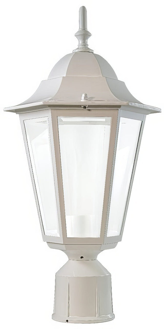 Dabmar Lighting GM132S-L6-RGBW-W-FR white outdoor post light fixture
